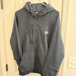 Nike Charcoal Full-Zip Sweatsuit (Top & Bottom)